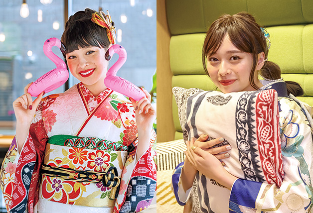 田鍋梨々花 振袖