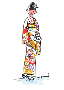 立ち方・歩き方のイラスト