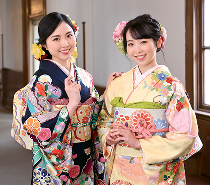 振袖姿のドリエン